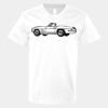 V-Neck Heavy Cotton 100% T-Shirt Thumbnail