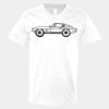 V-Neck Heavy Cotton 100% T-Shirt Thumbnail
