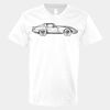 V-Neck Heavy Cotton 100% T-Shirt Thumbnail