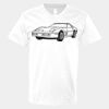 V-Neck Heavy Cotton 100% T-Shirt Thumbnail