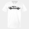 V-Neck Heavy Cotton 100% T-Shirt Thumbnail