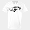 V-Neck Heavy Cotton 100% T-Shirt Thumbnail