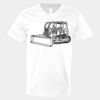 V-Neck Heavy Cotton 100% T-Shirt Thumbnail