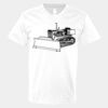 V-Neck Heavy Cotton 100% T-Shirt Thumbnail