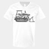V-Neck Heavy Cotton 100% T-Shirt Thumbnail