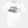 V-Neck Heavy Cotton 100% T-Shirt Thumbnail