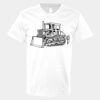 V-Neck Heavy Cotton 100% T-Shirt Thumbnail