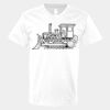 V-Neck Heavy Cotton 100% T-Shirt Thumbnail