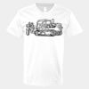 V-Neck Heavy Cotton 100% T-Shirt Thumbnail