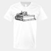 V-Neck Heavy Cotton 100% T-Shirt Thumbnail
