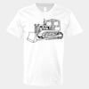 V-Neck Heavy Cotton 100% T-Shirt Thumbnail