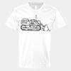 V-Neck Heavy Cotton 100% T-Shirt Thumbnail