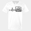 V-Neck Heavy Cotton 100% T-Shirt Thumbnail