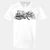 V-Neck Heavy Cotton 100% T-Shirt Thumbnail