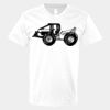V-Neck Heavy Cotton 100% T-Shirt Thumbnail