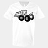V-Neck Heavy Cotton 100% T-Shirt Thumbnail