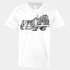 V-Neck Heavy Cotton 100% T-Shirt Thumbnail