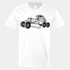 V-Neck Heavy Cotton 100% T-Shirt Thumbnail