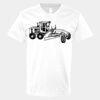 V-Neck Heavy Cotton 100% T-Shirt Thumbnail
