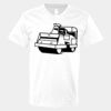 V-Neck Heavy Cotton 100% T-Shirt Thumbnail