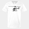 V-Neck Heavy Cotton 100% T-Shirt Thumbnail