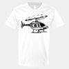 V-Neck Heavy Cotton 100% T-Shirt Thumbnail