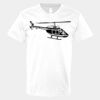 V-Neck Heavy Cotton 100% T-Shirt Thumbnail