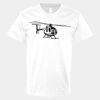 V-Neck Heavy Cotton 100% T-Shirt Thumbnail