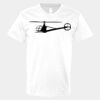 V-Neck Heavy Cotton 100% T-Shirt Thumbnail