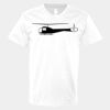 V-Neck Heavy Cotton 100% T-Shirt Thumbnail