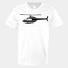 V-Neck Heavy Cotton 100% T-Shirt Thumbnail