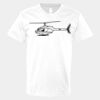 V-Neck Heavy Cotton 100% T-Shirt Thumbnail