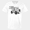 V-Neck Heavy Cotton 100% T-Shirt Thumbnail