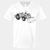 V-Neck Heavy Cotton 100% T-Shirt Thumbnail