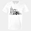V-Neck Heavy Cotton 100% T-Shirt Thumbnail