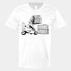 V-Neck Heavy Cotton 100% T-Shirt Thumbnail