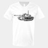 V-Neck Heavy Cotton 100% T-Shirt Thumbnail