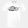 V-Neck Heavy Cotton 100% T-Shirt Thumbnail