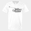 V-Neck Heavy Cotton 100% T-Shirt Thumbnail