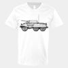 V-Neck Heavy Cotton 100% T-Shirt Thumbnail