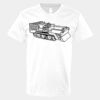 V-Neck Heavy Cotton 100% T-Shirt Thumbnail