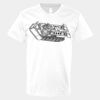 V-Neck Heavy Cotton 100% T-Shirt Thumbnail