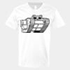 V-Neck Heavy Cotton 100% T-Shirt Thumbnail