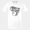 V-Neck Heavy Cotton 100% T-Shirt Thumbnail