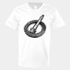 V-Neck Heavy Cotton 100% T-Shirt Thumbnail
