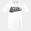 V-Neck Heavy Cotton 100% T-Shirt Thumbnail