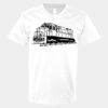 V-Neck Heavy Cotton 100% T-Shirt Thumbnail