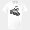 V-Neck Heavy Cotton 100% T-Shirt Thumbnail