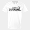 V-Neck Heavy Cotton 100% T-Shirt Thumbnail