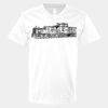 V-Neck Heavy Cotton 100% T-Shirt Thumbnail